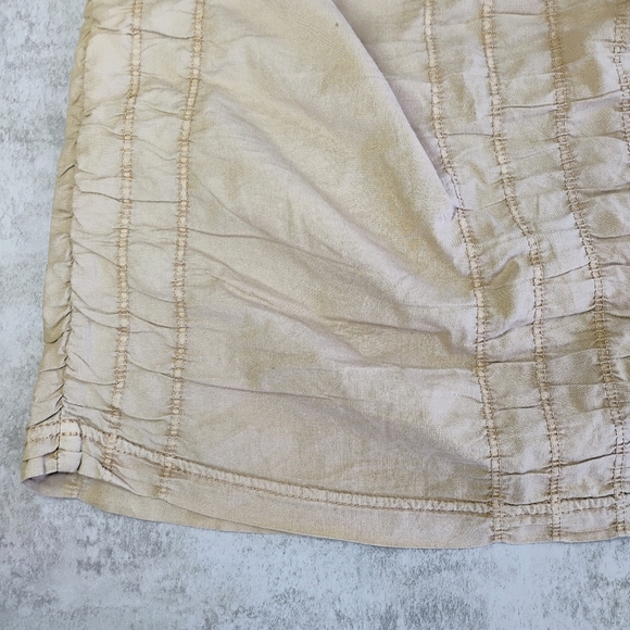 XCVI Wearables The Trace Mini Skirt in Sand Streetwear Parachute Size XS - Picture 6 of 12